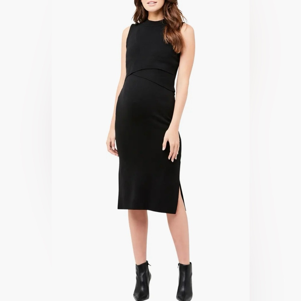 Ripe Layered Knit Nursing Dress